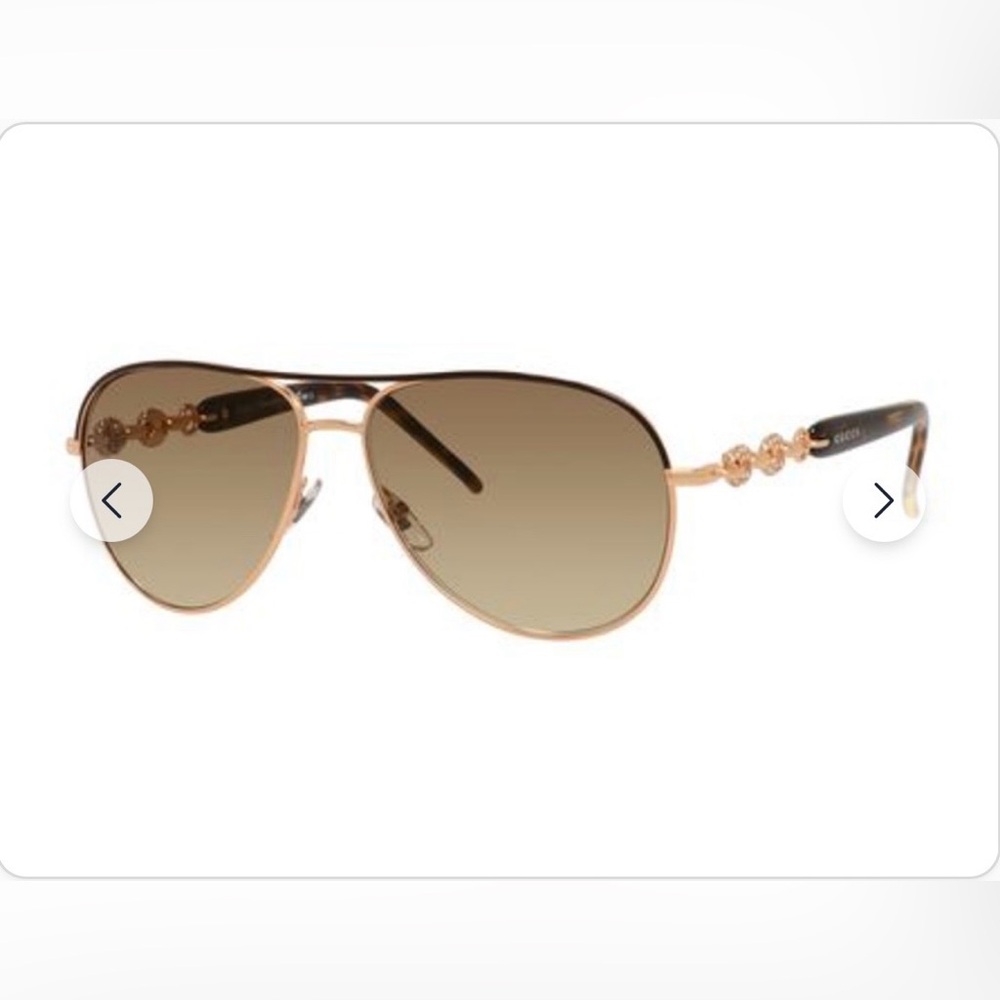 GUCCI Marina Chain Aviator Sunglasses